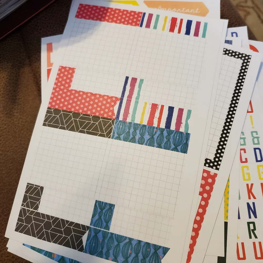 Batch of planner stickers